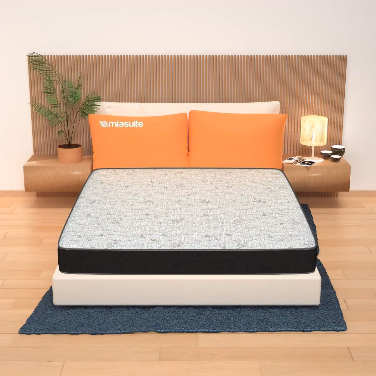 miasuite, materassi pieghevoli per letto matrimoniale, stile "Sogni Italiani", dimensioni 165 x 190 cm, altezza 13 cm