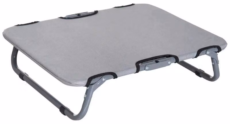 Cuccia pieghevole per cani | Colore: Grigio | Dimensioni: 46x59x15 cm