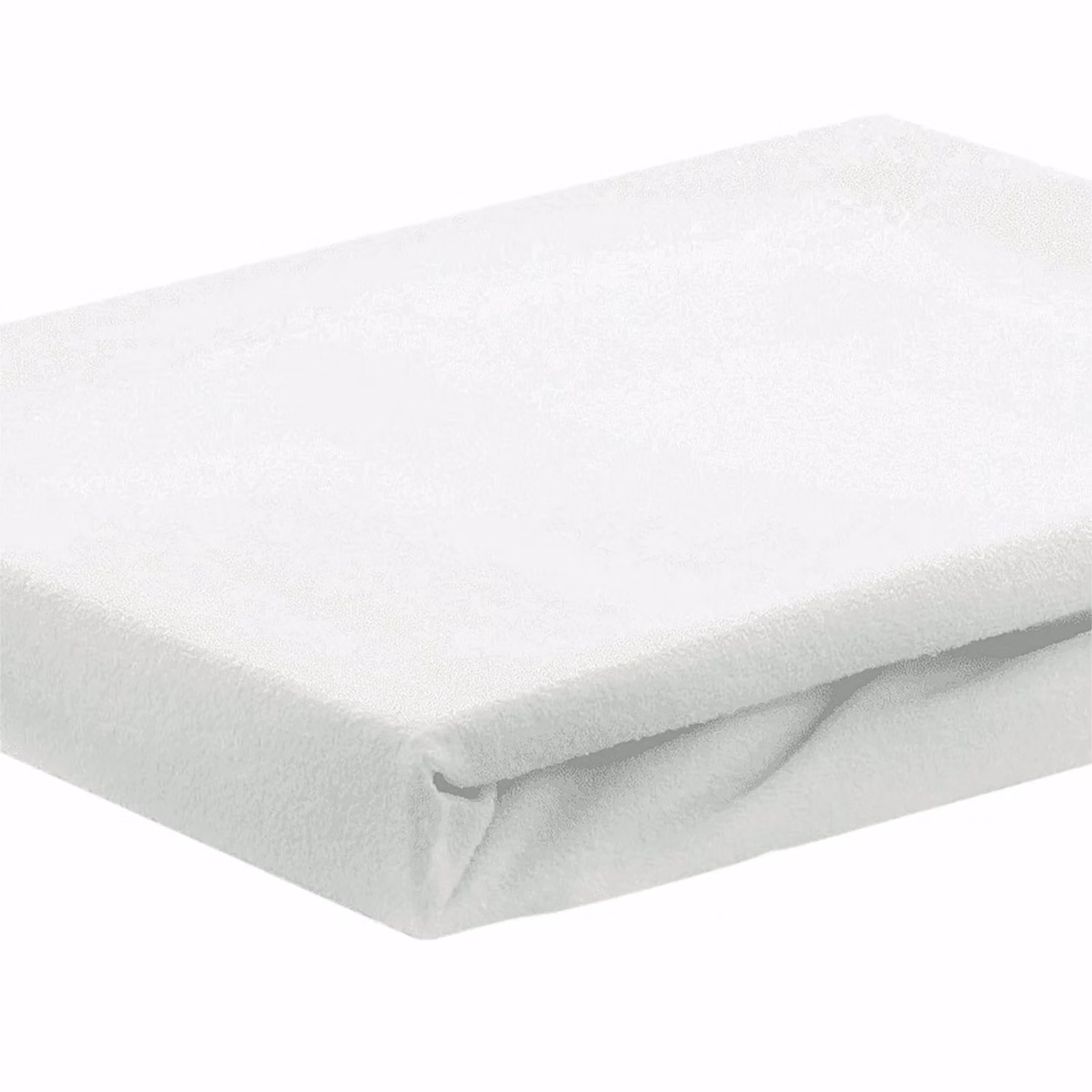 Coprimaterasso Hospital Basic Fratelli Zambetti in Spugna di Cotone Bianco L/P/H: 100 x 200 cm