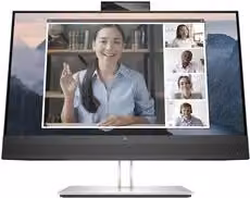 Monitor HP E24mv G4 da 23,8 pollici IPS Full HD 1920x1080 60Hz Silver e Black 169L0AA