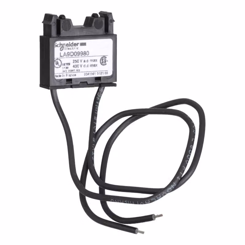 Modulo di collegamento Schneider Electric, circuito RC, 220 V CA per LC1F LA9D09980