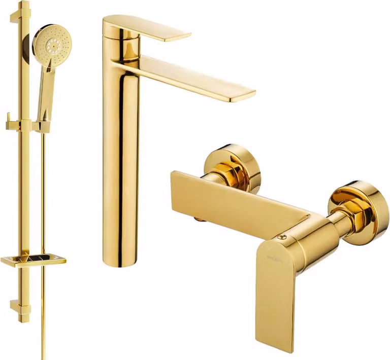 Mexen Zero DQ40 set doccia, dorato - 71114DQ40-50