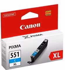 Cartuccia per stampante Canon CLI-551 Ciano CHROMALIFE 100+ XL 6444B001