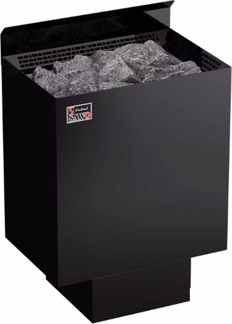 Stufe per sauna Sawo Nordex 4,5 kW, nero | richiede comando separato | NRN-45NS-BL-Z-C