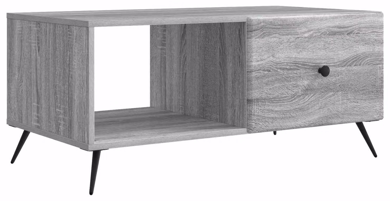 Tavolino da salotto Grigio Sonoma 90 x 50 x 40 cm