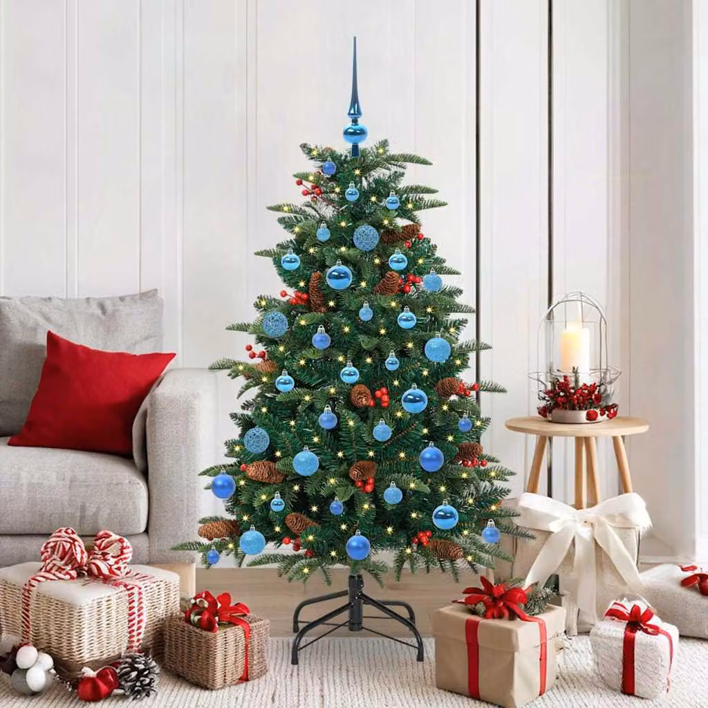 Maison Exclusive - Albero di Natale artificiale con 150 LED e supporto, verde, 150 cm
