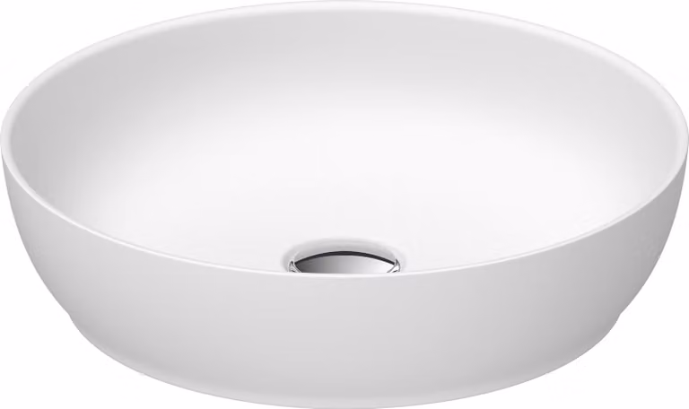 Duravit Sivida vasque à poser ronde, 400x400mm, sans trou pour robinet, sans trop-plein, 2660003200, 2660003200