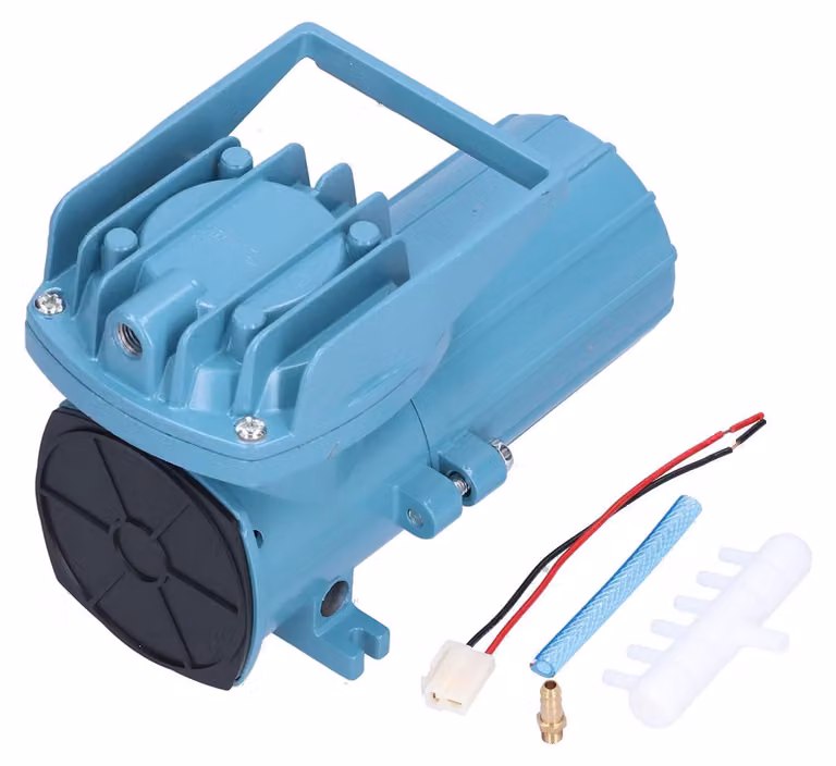 Pompa per ossigeno da 12V e 18W, adatta per acquari, per l'aerazione dell'acqua in acquacoltura, acquari e sistemi di idroponica
