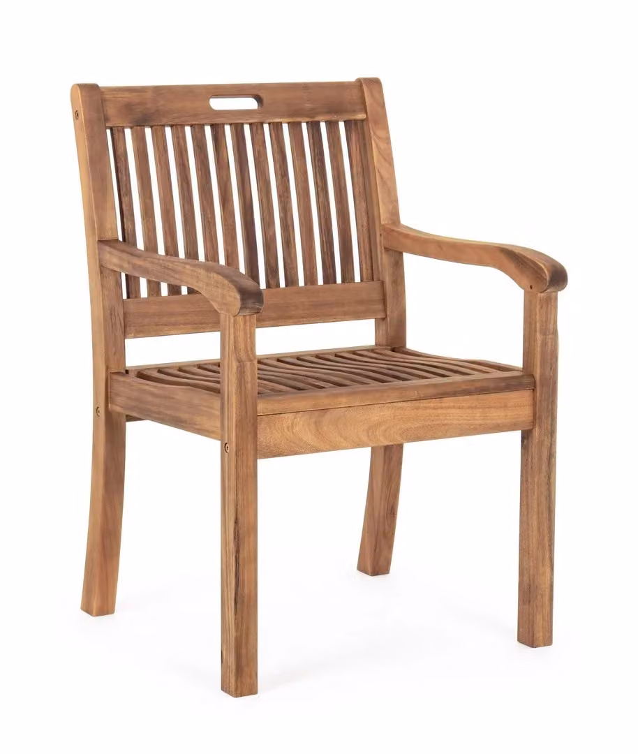Poltrona NOEMI in legno d’acacia