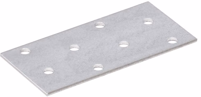 KOTARBAU: Piastre di fissaggio per giunti a filo, connettori per legno, 76 x 40 mm, argento, zincati