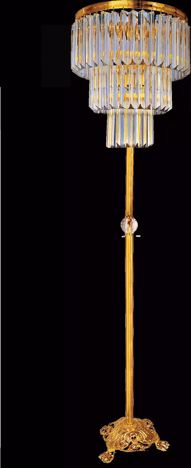 Stehleuchte Leuchten Gold Möbel Leuchte Steh Wohnzimmer Modern