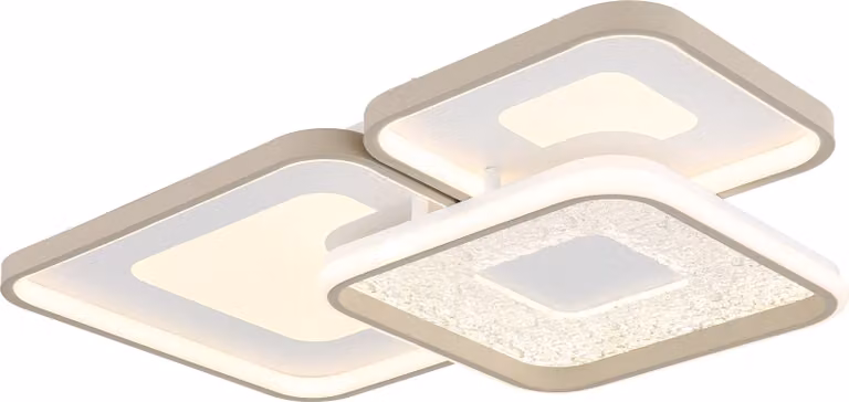 Plafone LED, luce notturna, CCT, telecomando, L 65 cm