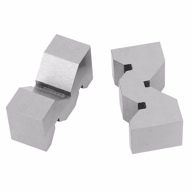 2 pezzi di alta precisione Acciaio al carbonio M tipo V-block 50 mm per misure di piattaforma