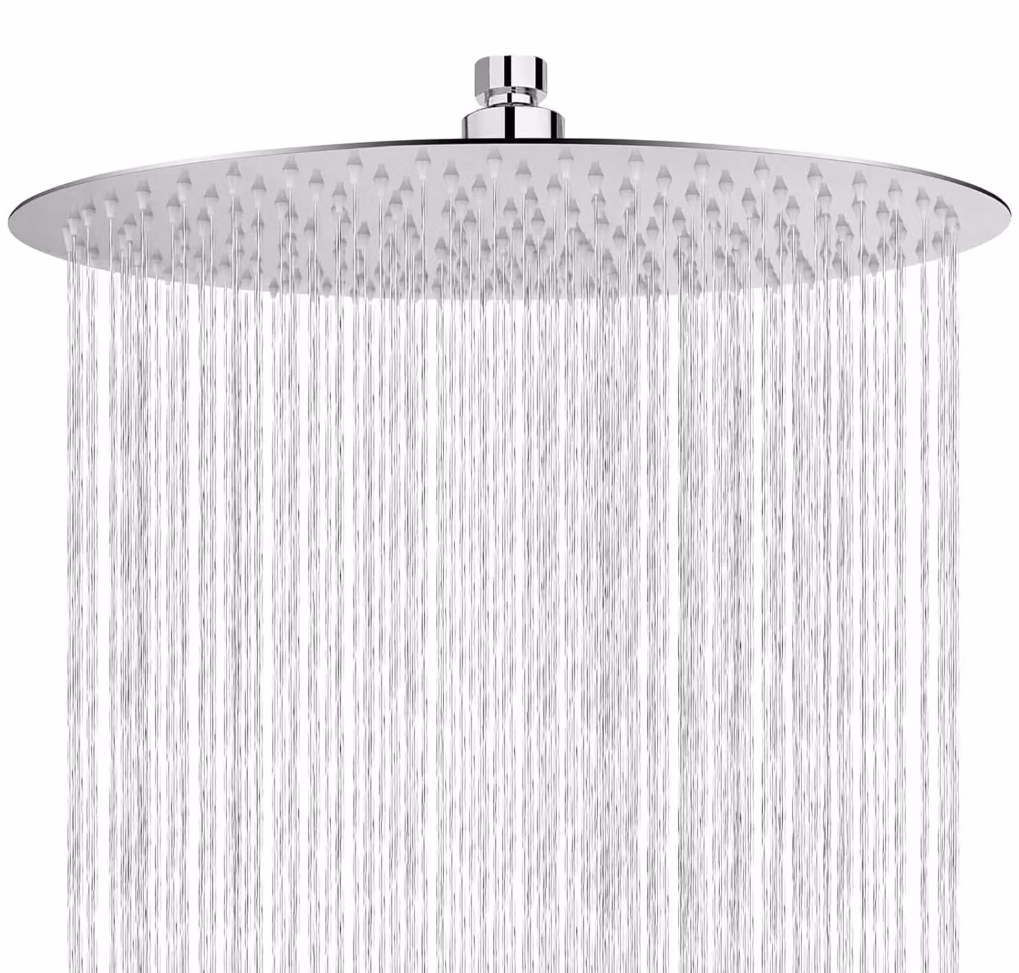 Doccia a soffitto, diametro 30 cm, acciaio inossidabile 304, regolabile, anticalcare, per montaggio a parete o a soffitto