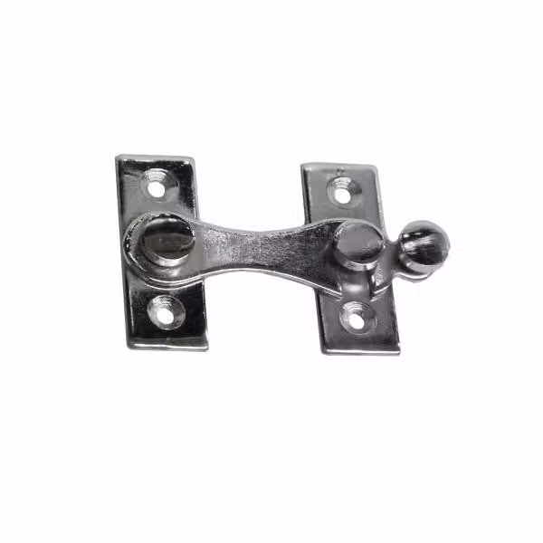 Gancio a tempesta EDM a forma di H in acciaio 8 cm destro cromato