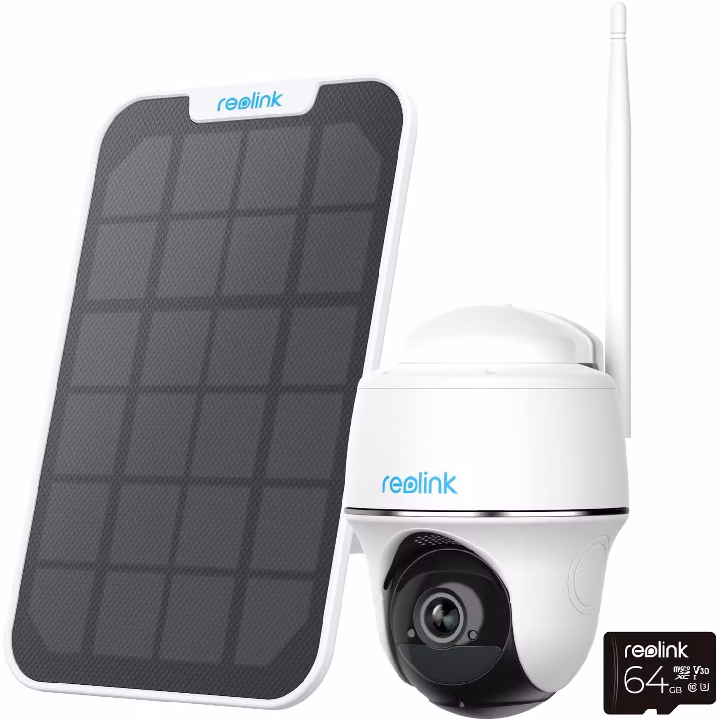 Telecamera di sicurezza Reolink da esterno, 4MP, con rotazione a 360°, alimentata a batteria, con rilevamento di persone e veicoli