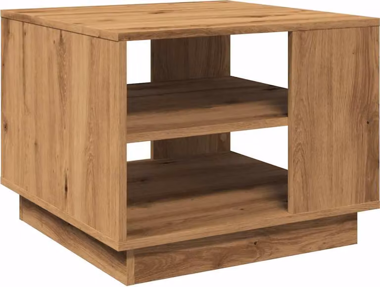 Tavolino da Salotto Artigianale 55x55x42 cm Legno Multistrato