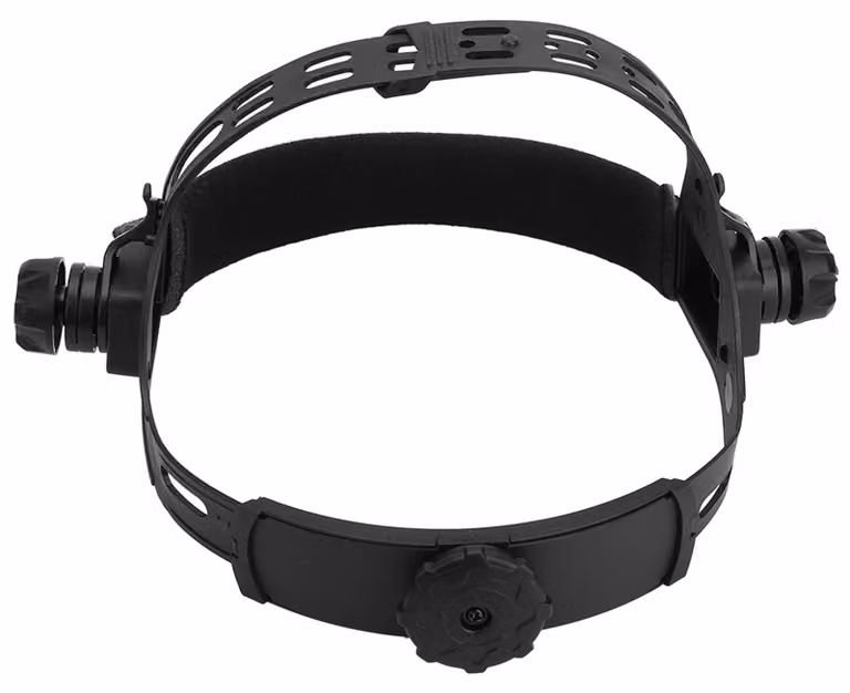 Maschera per saldatura con visiera integrata e fascia regolabile, per saldatura automatica