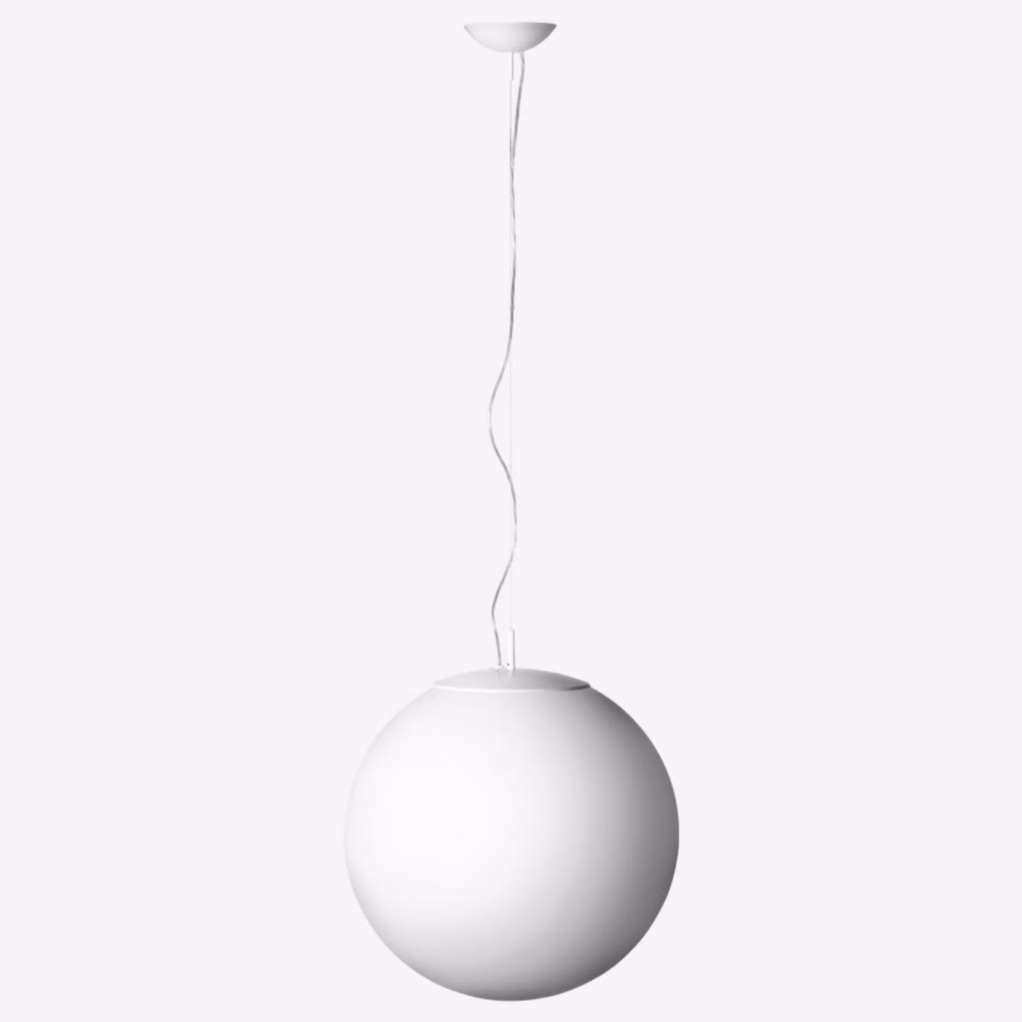 Lampada a sospensione LUCIS POLARIS ZL MAX PE 78,2 W LED 4000 K in plastica opalina ZL1.P2.770.31 PE
