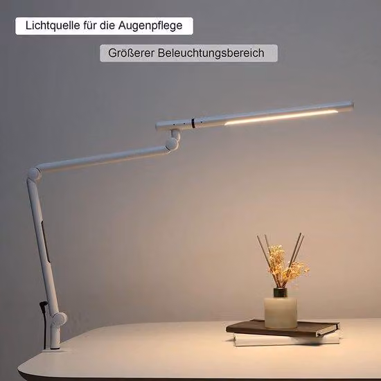 Lampada da terra Heimwerk per uffici - facile da usare - luce intensa - ottimizza la produttività durante le attività di scrittura