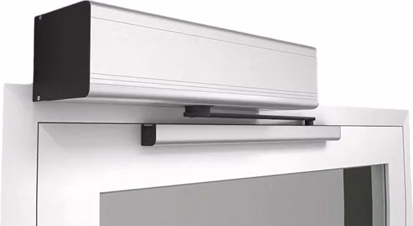 Motore per porte automatiche a battente da interno Aprimatic 42605/001, portata 200kg, colore argento