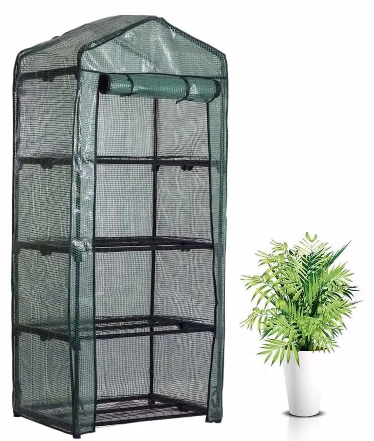 Serra a 4 ripiani con coperchio rimovibile
