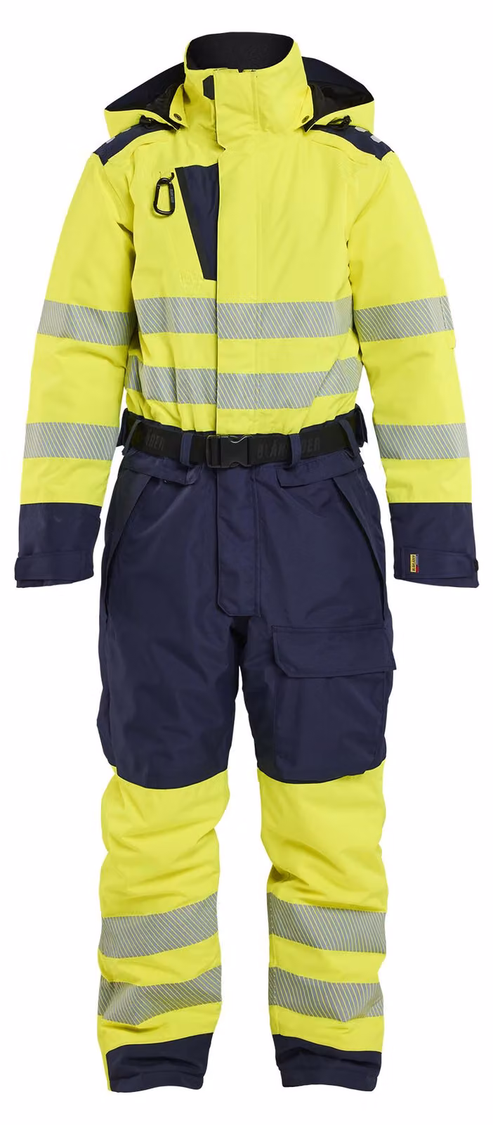 Tuta invernale ad alta visibilità da donna Blakläder 6726, colore: giallo ad alta visibilità/blu navy, taglia: XXL