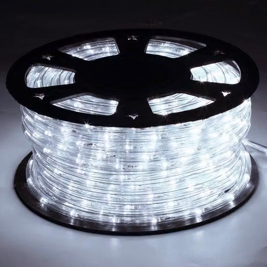 Striscia LED da 40 metri - Tubo LED impermeabile - 960 LED - Bianco - 40 metri per illuminazione interna ed esterna - Impermeabile - Adatta per ambienti interni ed esterni - Decorazione per Natale e altre festività