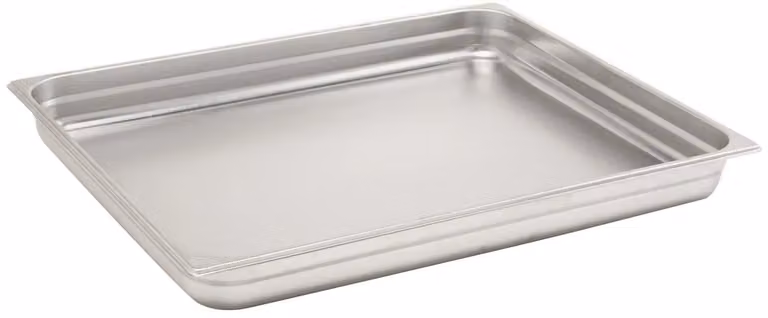 Bacinella Gastronorm in acciaio inox GN 2/1 6 pezzi cm. 65x53 h. cm. 15