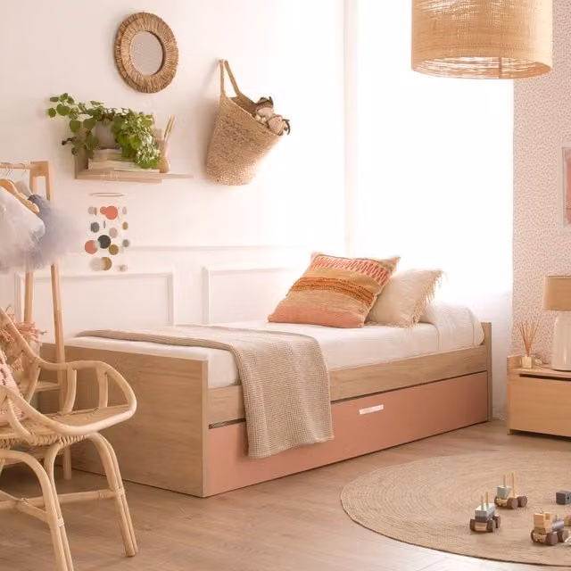 Letto per bambini Banak Hansel con cassetti personalizzabile L/P/H: 90 x 190 cm