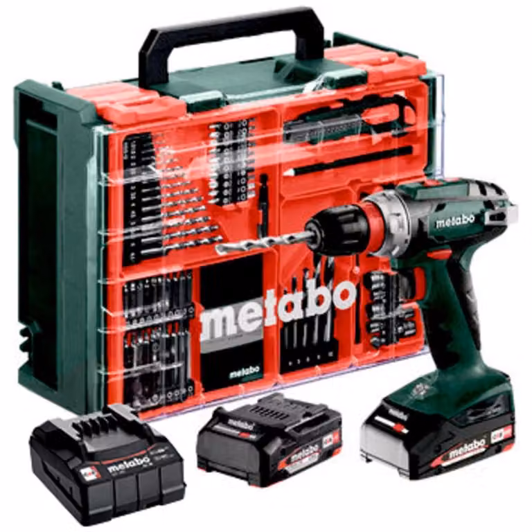 Metabo BS 18 Quick Set Akku Bohrschrauber 18V Akku Ladegerät Werkzeug 602217710