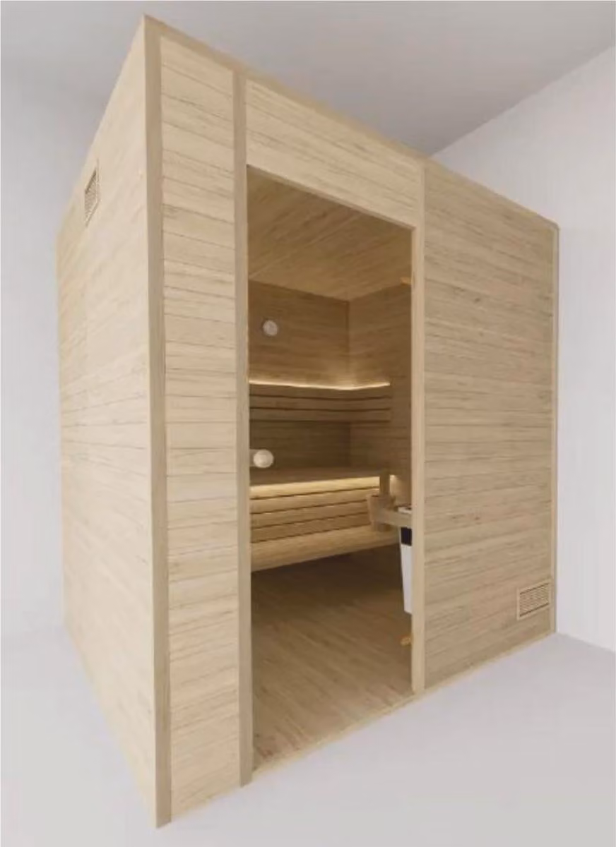 Casa Padrino Luxury 6 persone sauna interna Colori naturali 200 x 200 x H. 190 cm