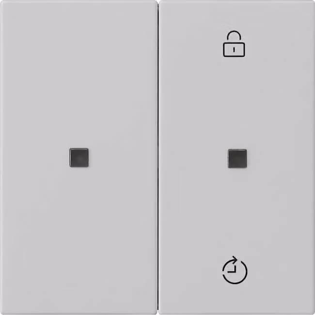 Gira Gira eNet Pannello di comando wireless Memory System 55 Grigio m 5493015
