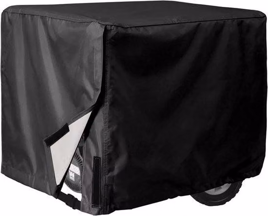 Copertura universale impermeabile per generatori, copertura protettiva per macchinari - adatta alla maggior parte dei generatori (66*51*51 cm) - nera