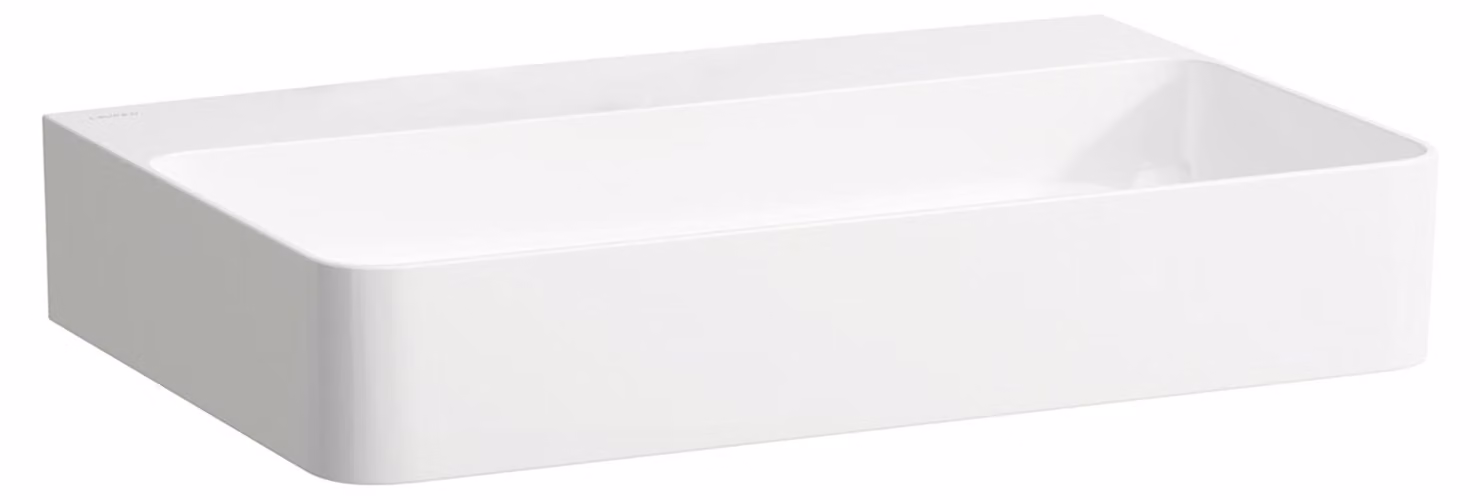 LAUFEN VAL lavabo, encastré, sans trou pour robinet, sans trop-plein, 650x420mm, H8102844001121, H8102844001121
