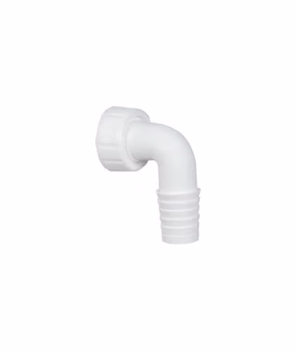 Raccordo Tubo Scarico Curvo F 1" Mm 20 Plastica