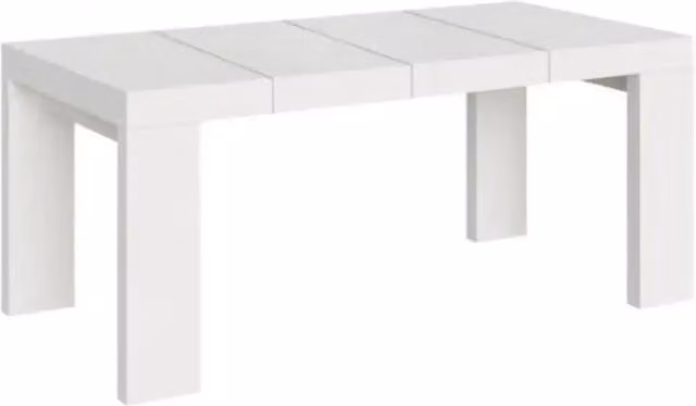 Tavolo allungabile Roxell Premium bianco frassino L: 90-246 cm, P: 90 cm