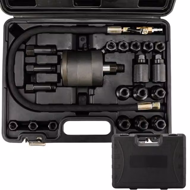 Kit Estrattore Pneumatico per Iniettori ad Aria con 22 Ugelli, Colore Nero – 1