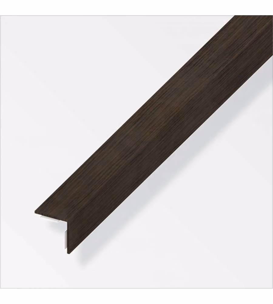 Autoadesivo Angolare 30X30 Pvc Legno Wengè 1Metro