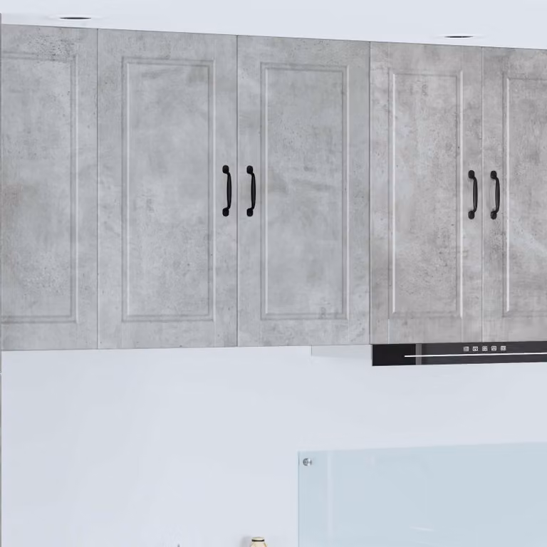 Armadietto a muro moderno vidaXL PORTO Grigio, L 80 cm x P 31 cm x H 80 cm