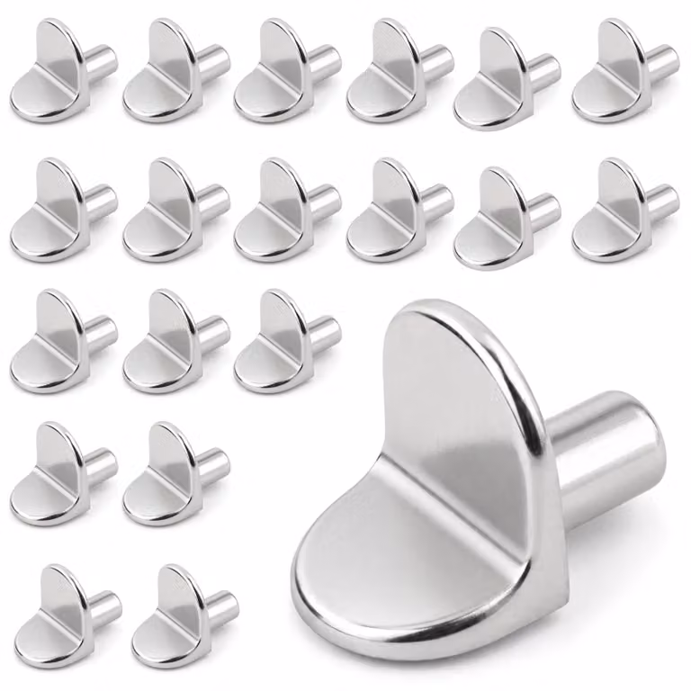 20 supporti per assi, portassi in metallo da 5 mm