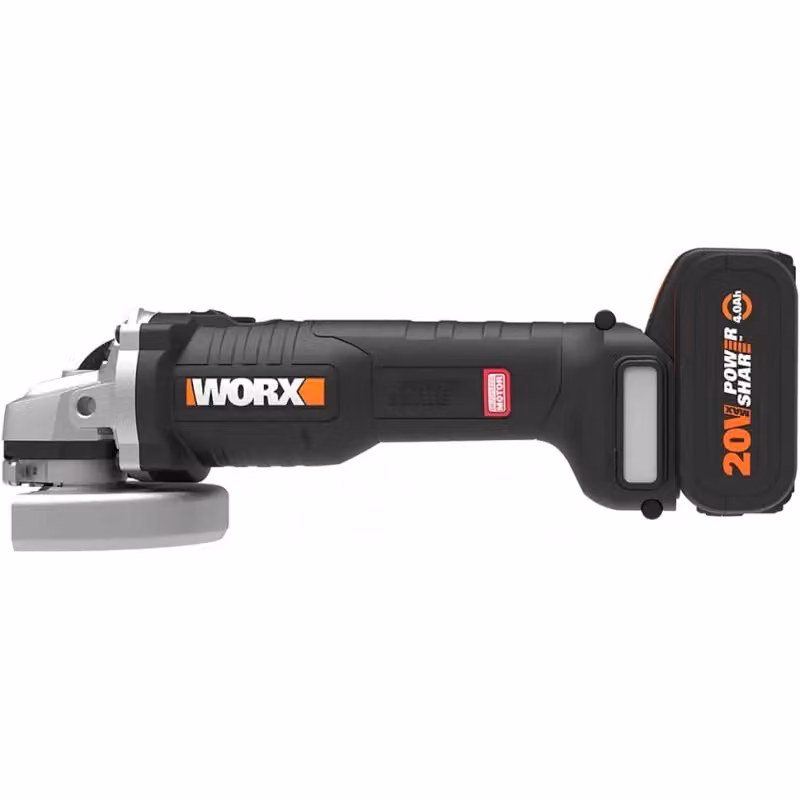 Smerigliatrice angolare Worx WX812 20V Brushless per taglio e smerigliatura metalli, diametro 125 mm, colore nero – 2