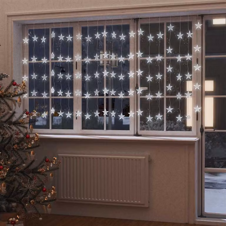 vidaXL Luci a Stella a LED 500 LED Bianco Freddo con 8 Funzioni e Alimentazione USB