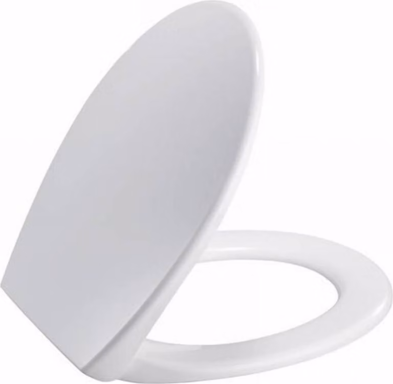 Sedile per WC Pressalit 718, chiusura ammortizzata e sistema di fissaggio rapido, colore bianco