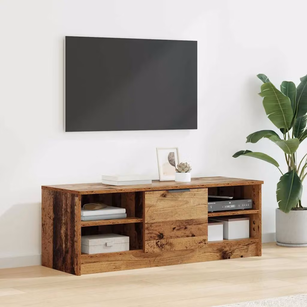Mobile TV vidaXL moderno in legno marrone L: 102 cm, P: 35 cm, H: 36,5 cm