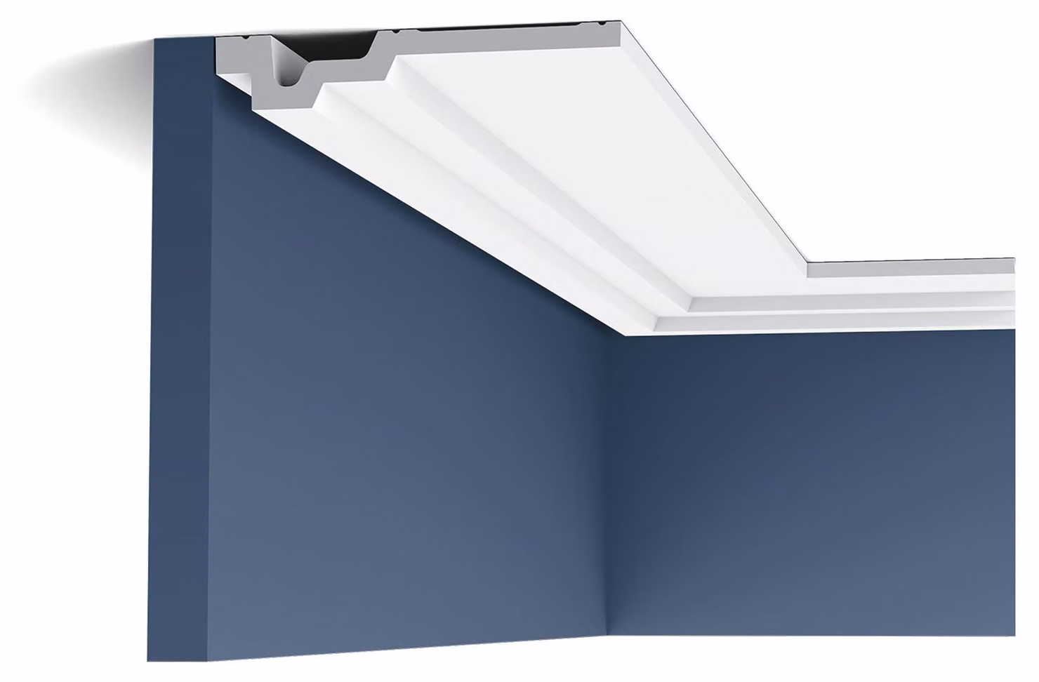 Orac Decor C353 Luxxus profilo decorativo per soffitto modanatura decorativa a stucco modanatura decorativa a cornice modanatura angolare profilo perimetrale | 2 metri