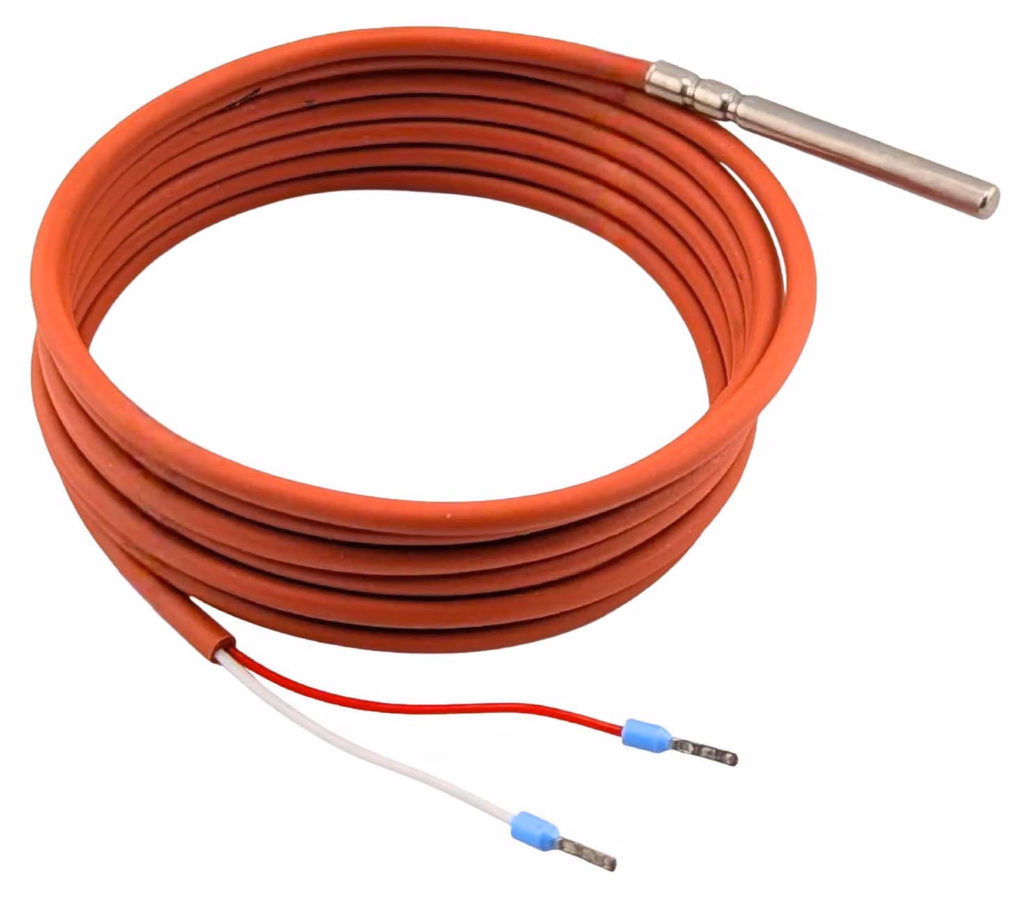 Sensore di temperatura con cavo in silicone lungo 2 metri, resistente fino a +200 °C