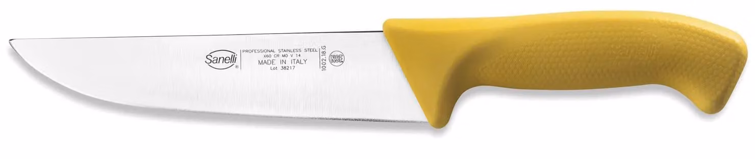 Coltello Francese Linea Skin Giallo, Cm.18