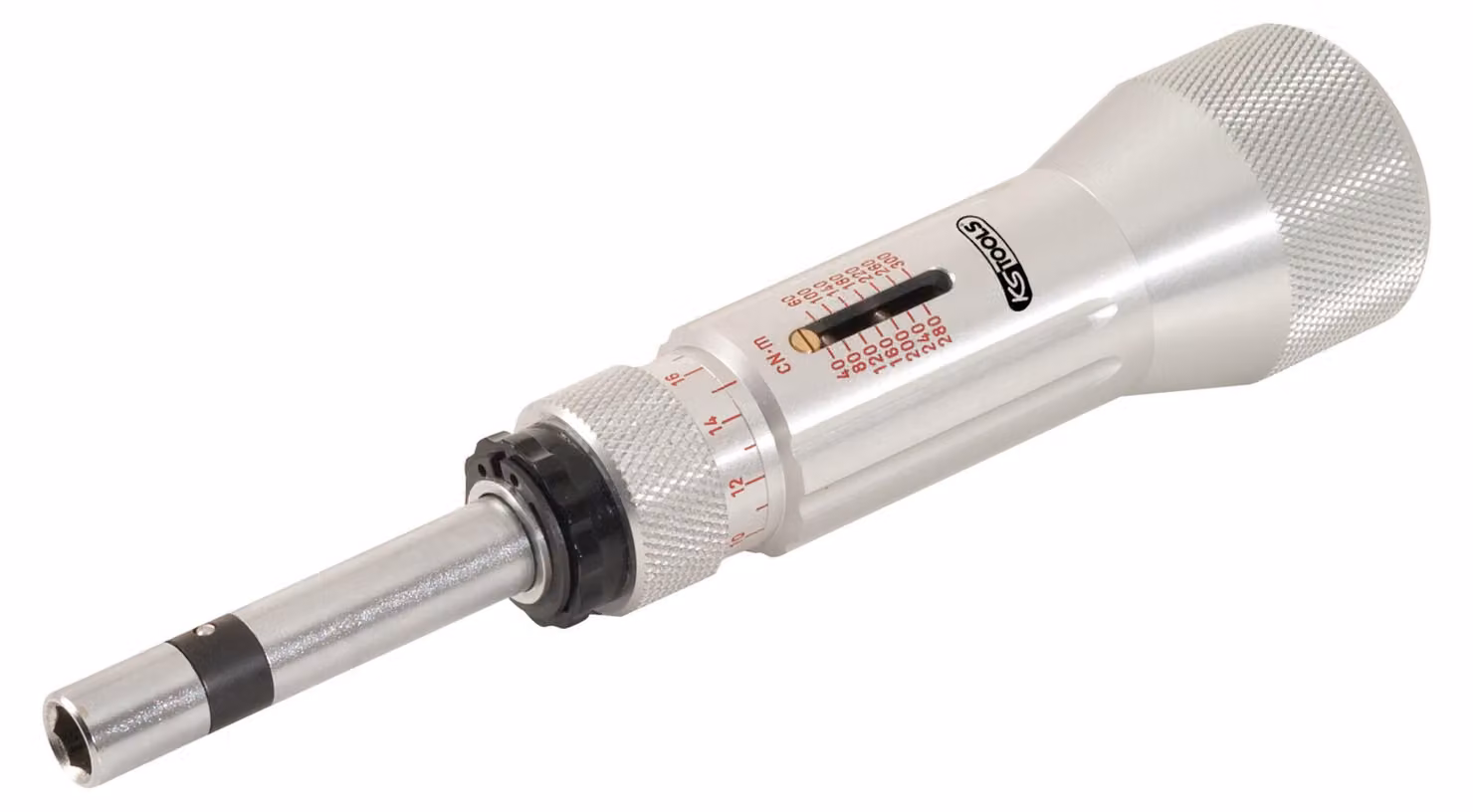KS TOOLS Cacciavite dinamometrico ESD da 1/4" con scala micrometrica 400-1.000cNm - 516.3245