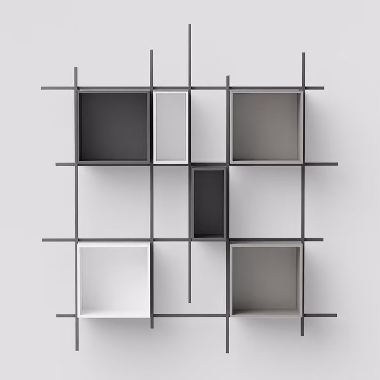 Libreria Libra Pezzani 0/72-2 contenitori in laminato